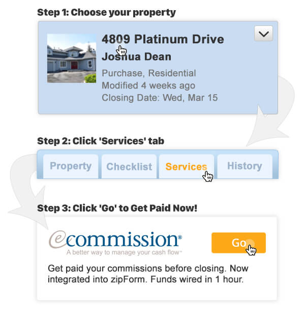 Find us on zipForm® Partners or Services Tab!